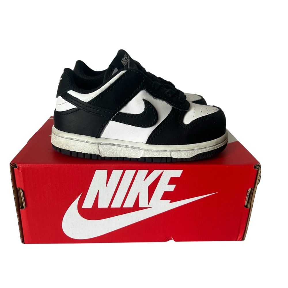 Nike Dunk Low Pandas Toddler Size 7C